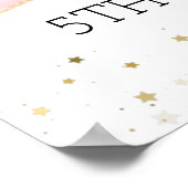 ウォータカラーバレリーナバースデーパーティーへようこそ ポスター (角)