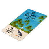 ウォータカラービーチペリカン海クルーズキャビンドア マグネット (左側)