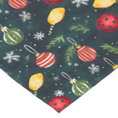 ウォータカラーピックボールホリデーラリー ショートテーブルランナー (コーナー)