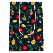 ウォータカラーピックボールホリデーラリー ミディアムペーパーバッグ (裏面)