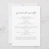 ウォータカラーフィラデルフィアペンシルバニアシティスカイライン 招待状 (裏面)