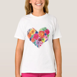 ウォータカラーフローラフェスタ Tシャツ