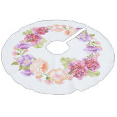 ウォータカラーフローラリースビクトリアンホリデイ フェイクリネンツリースカート (アングル)