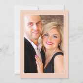 ウォータカラーフローラ結婚フィエスタ写真テンプレート 招待状 (裏面)