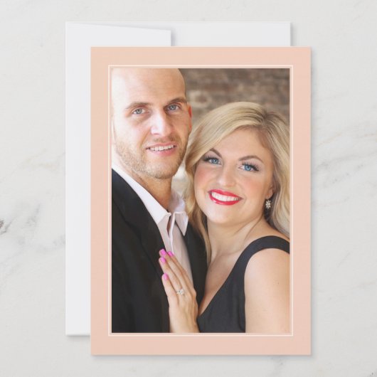 ウォータカラーフローラ結婚フィエスタ写真テンプレート 招待状 (裏面)