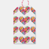 ウォータカラーフローラ結婚フィエスタ ギフトタグ (裏面)