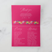 ウォータカラーフローラ結婚フィエスタ プログラム (内部)