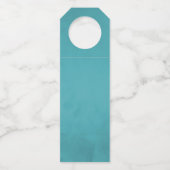 ウォータカラーフローラ結婚フィエスタ ボトルネックタグ (裏面)