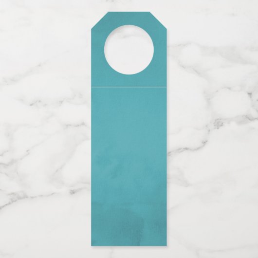 ウォータカラーフローラ結婚フィエスタ ボトルネックタグ (裏面)