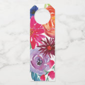 ウォータカラーフローラ結婚フィエスタ ボトルネックタグ (裏面)