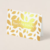 ウォータカラーブーケカスタムオール大事な行事 箔カード (正面)