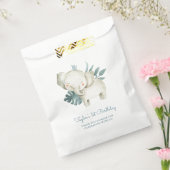 ウォータカラーベビーエレファントプリンストロピカル誕生日 フェイバーバッグ (封をした状態)