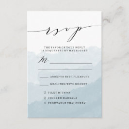 ウォータカラーミスト | 結婚式出欠カード 出欠カード