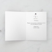 ウォータカラーメリークリスマス雪だるま姪 シーズンカード (内部)