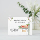 ウォータカラーメールボックス新しいホームfor休日 ポストカード (スタンド正面)