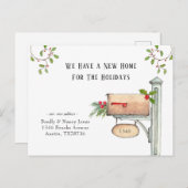 ウォータカラーメールボックス新しいホームfor休日 ポストカード (正面/裏面)