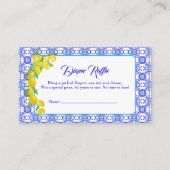 ウォータカラーレモンズアマルフィオムツラッフル エンクロージャーカード (正面)