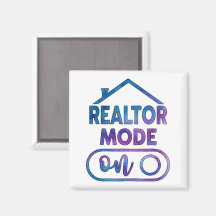 ウォータカラー不動産ギフト「Realtor Mode On」マグネット