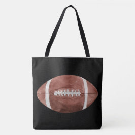 ウォータカラー・アメリカンフットボール・アート トートバッグ