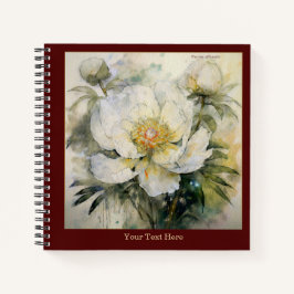 ウォータカラー Paeonia Officinalis ノート #1