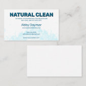 ウォータスプラッシュハウスクリーニングハウスキーピングヤニター 名刺 (正面/裏面)