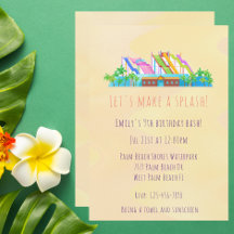 ウォータパークモダンアクアパークウォータースライド誕生日