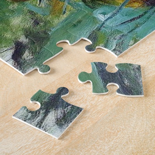 ウォータリリーアンドアガパンツスモネファインアート ジグソーパズル (側面)