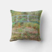 ウォータリリーアンドブリッジ日本のモネファインアート クッション (裏面)