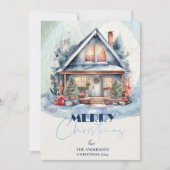 ウォーターかわいらしカラークリスマスハウスフェスティバル シーズンカード (正面)