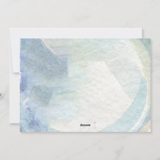 ウォーターかわいらしカラークリスマスハウスフェスティバル シーズンカード (裏面)