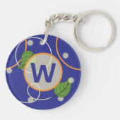 ウォーターアクリルキーチェーンの上にホタル キーホルダー (裏面)