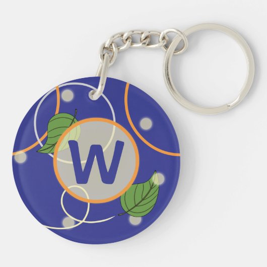 ウォーターアクリルキーチェーンの上にホタル キーホルダー (裏面)