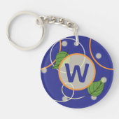 ウォーターアクリルキーチェーンの上にホタル キーホルダー (正面)