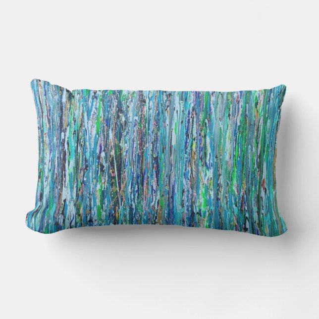 ウォーターアンダーザブリッジアウトドアランバー装飾用クッション アウトドアクッション (正面)