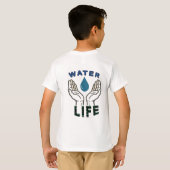 ウォーターイズライフTシャツ Tシャツ (裏面フル)