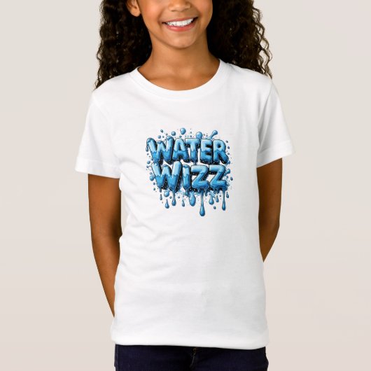 ウォーターウィズ楽しさレトロ Tシャツ (正面)