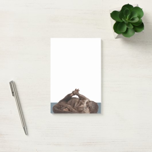 ウォーターウェイズアット遊で – かわいいカワウソ ポストイット (オフィス)