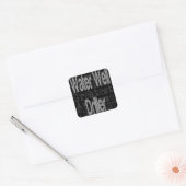 ウォーターウェルドリラー超並外 スクエアシール (封筒)