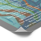 ウォーターウォリアーの詩とスケッチ。 ポスター (角)