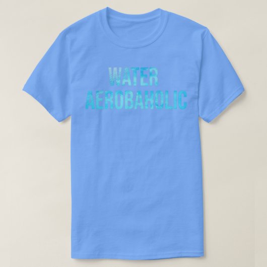 ウォーターエアロバニック水気道依存症 Tシャツ (デザイン正面)