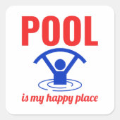 ウォーターエアロビクス水中競技フィットネスアクアエクササイズプール スクエアシール (正面)