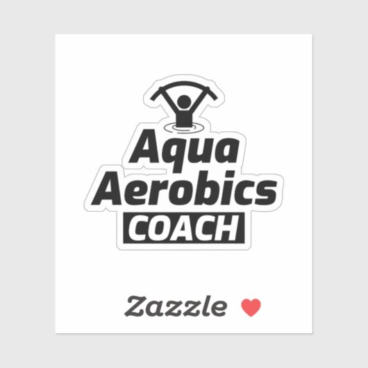 ウォーターエアロビックスコーチ水中競技エクササイズフィットネス シール (シート)