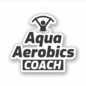 ウォーターエアロビックスコーチ水中競技エクササイズフィットネス シール (正面)