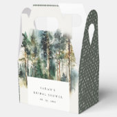 ウォーターエレガントカラーウッドランドフォレストブライダルシャワー フェイバーボックス (オープン)