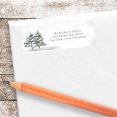 ウォーターエレガントカラーウッドランド差出人住所 ラベル