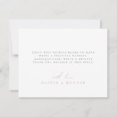 ウォーターエレガントカラーオリーブブランチ サンキューカード (裏面)