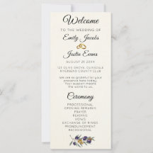 ウォーターエレガントカラーオリーブ結婚式 プログラム