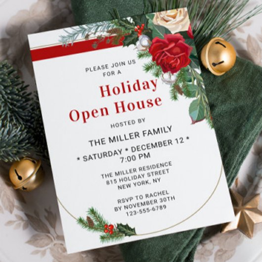 ウォーターエレガントカラーフローラホリデーオープンハウス 招待状