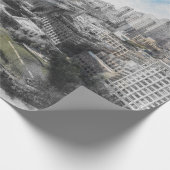 ウォーターエレガントカラーブルックリンブリッジラッピング紙 ラッピングペーパー (角)