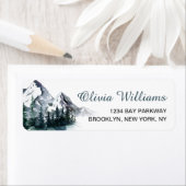 ウォーターエレガントカラーマウンテンフォレストランドスケープラベル ラベル (インサイチュ)